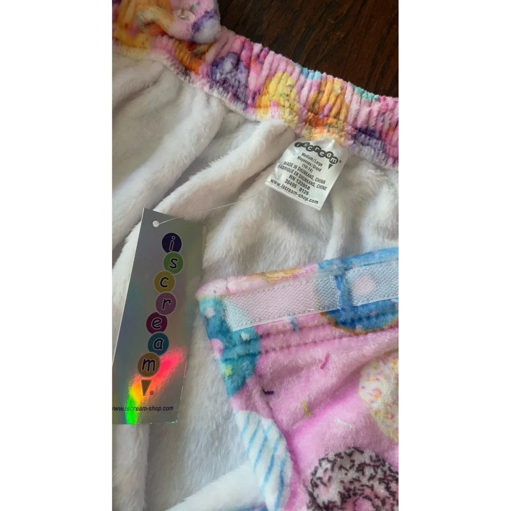 Girls Spa Wrap iscream Soft Fabric Donut Dress NWT